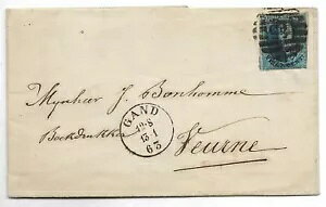 �x���M�[ Yv#11 GAND to VEURNE �J�o�[ 1863 VF