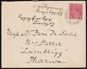 �I�[�X�g�����A 1918 KGV 1d �f�B�[�v���W�� (G70) �J�o�[�̃_�C II �~�`�F���S����^�����܂ŁB