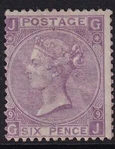 QV GB SG 109 (1867-1880) 6d ���[�u�A�v���[�g9�A�}�E���g�ςݐV�i