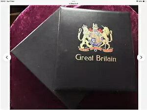 イギリス切手DAVOアルバム 1840年から1970年まで 1000枚以上の切手とスリップケース付き