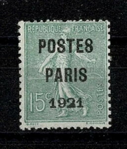 �t�����X �v���I�u���e�[�� N° 28c�u�\���[ 15c �|�X�g �p�� 1921�v�V�i (X) ���ɗǂ� W704