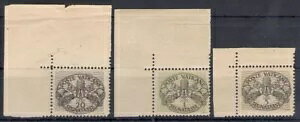 1946�N �o�`�J���A�O���[���}�[�N3 val�A�V�[�g�R�[�i�[ - MNH**-