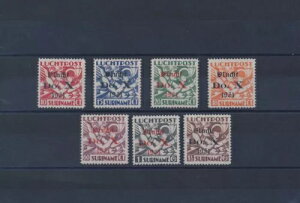 1931�N �X���i�� - �q��X�� No. 10A/10G 7���Z�b�g DO-X - MLH*/MNH** - �ۏ؈�