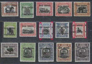 k{lI 1918 1 Zg - $2 ǉ RED CROSS 2 Zg G[ MLH őI܂B