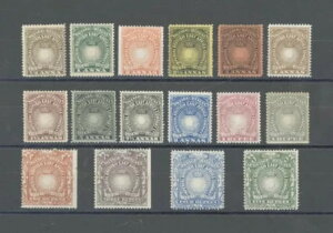 1890-95 PjA EK_ ^Kj[J - X^[ M{Y No.4-9A11-12A14/19 - 16 val-