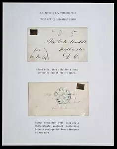 Wy[W2̃[JJo[ US Scott #15L17 Blood's Post Office Despatch