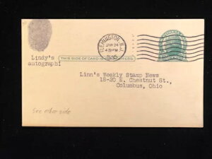 NJ�t���~���g�� 1935�N1��24�� #UX27 �����h�o�[�O�̃T�C���i�w��j�t���A���ʎQ��