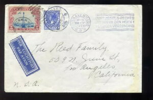 1929�N�I�����_����J���t�H���j�A�i�č��j�ւ̍q��X�֓�d����J�o�[�iC11-z56�j