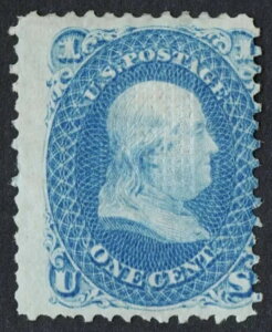 US # 86 *MINT OG H* { 1c E GRILL FRANKLIN } 1867�V���[�Y�̊󏭕i CV$ 3500.00