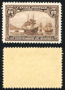 �J�i�_ SG195 20�Z���g �_���u���E�� U/M (MNH) ���j�g���[�h Cat 1200
