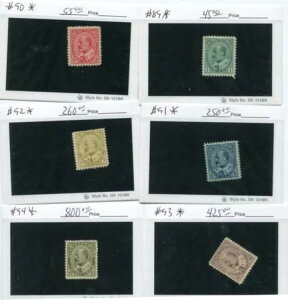 Ji_؎ VF SC.#89-94 1903/08 1Zg-20Zg Gh[h7 Ӓ ǔs 1,825.00h