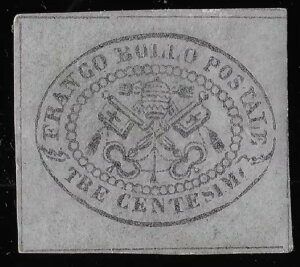1867�N �p�p�E���[�}�B �C�^���A 3�Z���g�؎� ��� �O���[�� �V�i CV 723 (IBX)