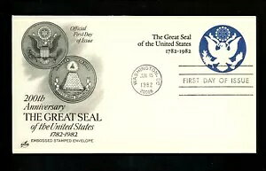 US FDC #U602 G[ (}[^F) A[gNtg 1982 DC O[gV[