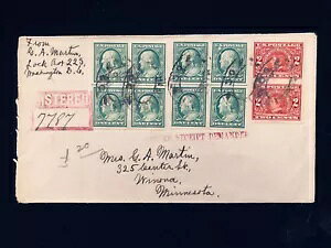 DC WASH. 1911 REGIS CVR #343 (2 BLKS/4), #371 (2)