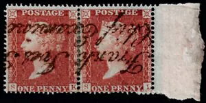 1855 1d  SG 21 C4 Pl 6 SK-SL ~X yA tNEACuX XN[_A