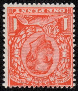 1911-12 KGV �_�E�j�[�w�b�h 1d �X�J�[���b�g�_�C 2 �N���E�������� ���] SG 341Wi