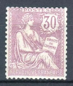 �t�����X�؎� �C���F�[�� 128 �X�R�b�g 137 �u�l�Ԃ̌��� 30�Z���g �o�C�I���b�g 1902�N�v MNH VF P380