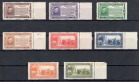 1932年 サンマリノ、第168/175号、ガリバルディ没後50周年、パパの縁