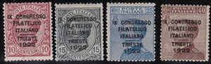 1922�N�C�^���A�����ANo. 123/126�V���[�Y4 MLH�l/*�u�����hAb�ؖ���-
