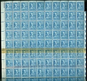US #810var 5�Z���g �W�F�[���Y�E�������[ 100���̊��S�ȃV�[�g - ���S�ȃ_�u���y�[�p�[�̃o���G�[�V����