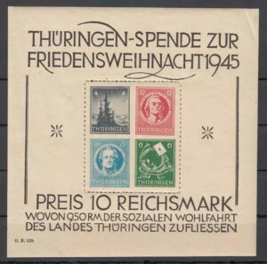 SBZ 1945 Mi.-No.: �u���b�N 2 T ** ����