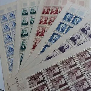 ؎V[g - ZueB N° 945/950A x25 ~g OWA[ MNH