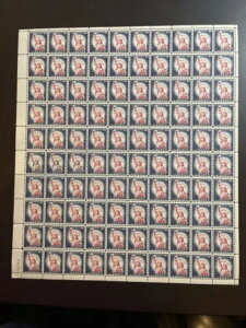 エラー スコット#1042、8C 切手 自由の女神像 100 枚セット 重大なエラー MNH OG