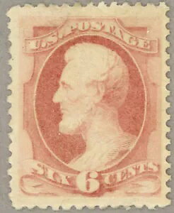 USXRbg#186 VF-XF OG 1879 6Zg sN J[