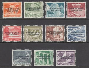 �X�C�X ONU/UNO Mi 1 III-11 III�AMLH�B 1950 ���A���B�����ǃI�[�o�[�v�����g var