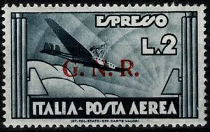 1944N pubN \[V Gnr Aereoespresso 2 Lire Verona MNH Glue MF109593