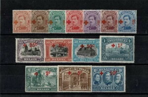 xM[ CF[EeG N° 150 -163 "Zbg bhNX ؎ 15  1918 " MNH VF X658