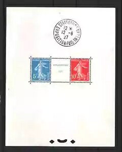 �t�����X YVERT BLOC 2a SCOTT 241 �u�X�g���X�u�[���W�v MNH �L�����Z�� VVF P972