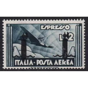 R.S.I 1944 P/A EXPRESS �G�b�Z�C 2 LIRE N.P16 G.I MNH** CERT.