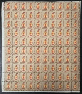 �č������ǃX�R�b�g#1612�A$5�؎�R���_�N�^�[�Y�����^���V�[�g 100�� MNH OG BCV $1350