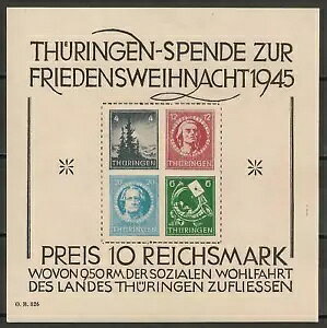 �e���[�����Q�� 1945 MI�u���b�N 2t MNH F/VF