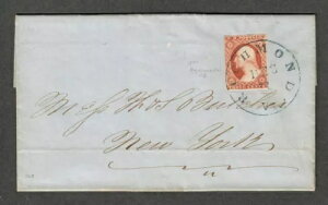 US Sc#11a EOB ���b�`�����h VA �J�o�[�A4 �}�[�W���A�A���l�b�g�ؖ����ACv. $700