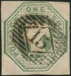 1847�N 1/- �W���ΐF�̐����`�ɃJ�b�g����A�]���͗ǍD�����A�����h���n��