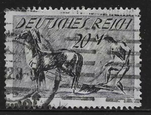 �h�C�c�鍑�؎� 1921 MI 176I Unterdruck kopfstehend CANC Cat.Value $1650