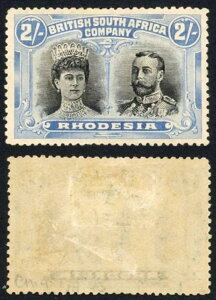���[�f�V�A SG154Var 2/- �u���b�N�ƃ`���C�i�u���[ Fine M/M Cat 1200++