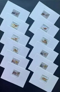 モザンビーク 2007 アーティストプルーフ Mi. 2964 - 2975 恐竜 爬虫類 恐竜 カラー