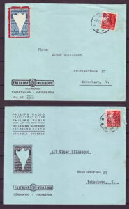 q7728/ �t�F���[ (�f���}�[�N �s���I�h) �g�[���V���u�� �J�o�[ t/�f���}�[�N ���A �|�X�^�[ �X�^���v�t�� 1932