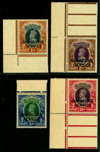Ch 1940N `o KGVI -T[rX؎- zV[g] Sc#O51A-54 MNH