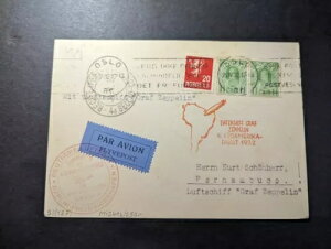 1932�N�m���E�F�[�q���LZ127�O���[�t�E�c�F�b�y���� �|�X�g�J�[�h�J�o�[ �I�X������u���W���̃y���i���u�R��