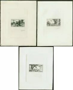 tX̐ԓAtJ 1946N 50fr/100fr/200fr v[t