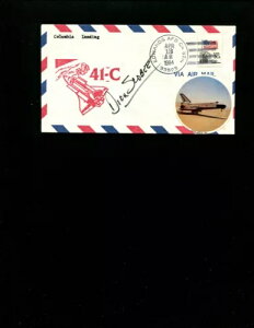 �X�y�[�X�����f�B���O�J�o�[ STS-41-C �`�������W���[���F����s�m ���M�T�C�� �f�B�b�N�E�X�R�r�[