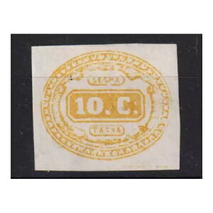 C^A 1863 N 10 Centesimi N.1 G.O MLH* Cert.