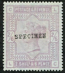 2/6d SG 175s 'BLUED PAPER' OVPT�B'SPECIMEN' TYPE 9�A���ɗǍD�ȐV�i�� L/M ��...