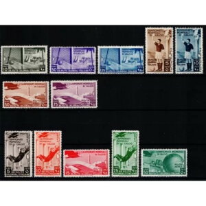 WFlEG~bVYERj[Y 1934 tbg{[ 12 V. G.I. MNH** F Diena