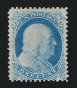 US 40 1c 1875 �Ĕ��s �t�����N�����~���g F-VF NGAI SCV $575