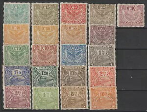 �x���M�[ - �S�� - 1920 - COB TR79/99* - SCOTT Q82/102 - ���Ɋ󏭂ȃZ�b�g - MH -